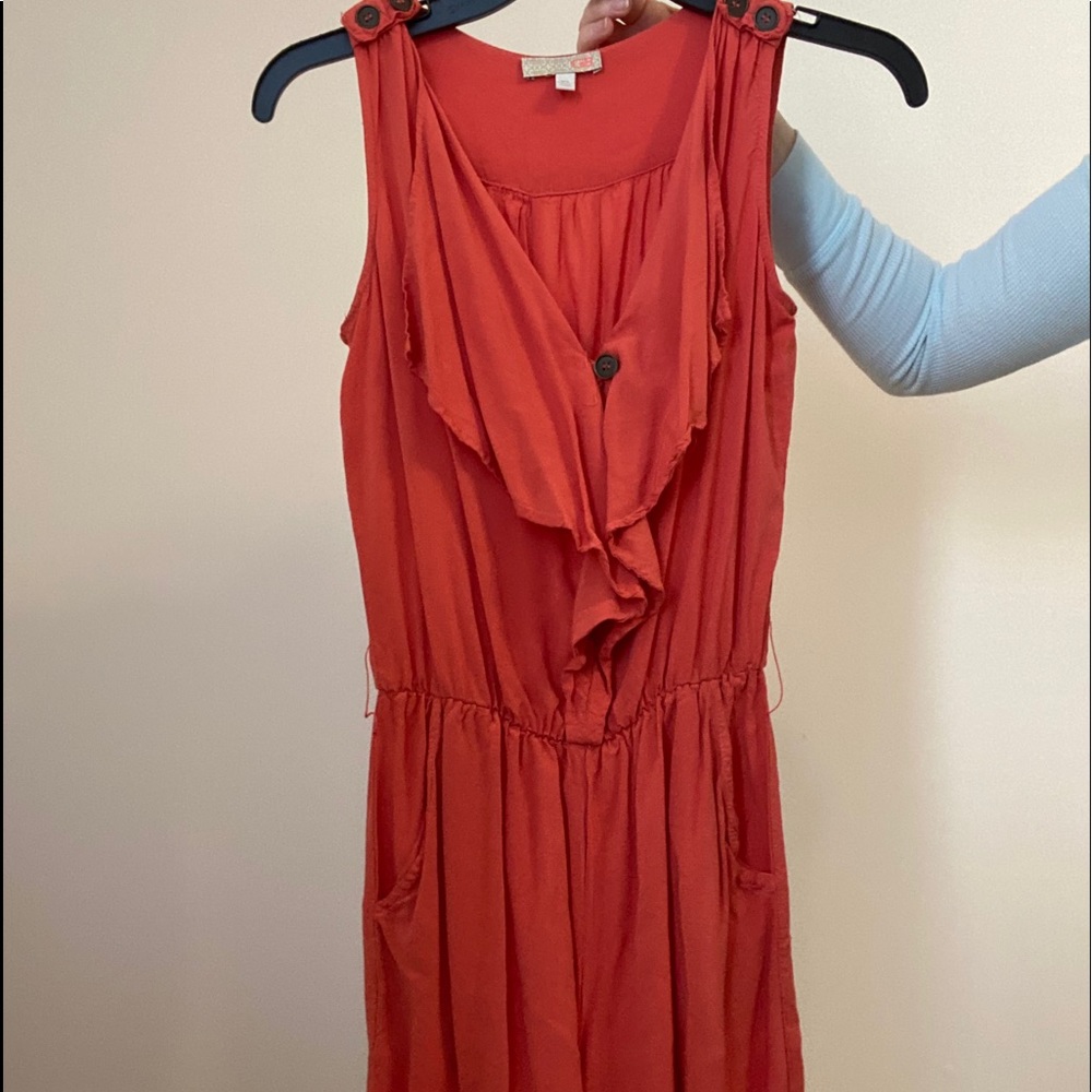 Burnt Orange Romper